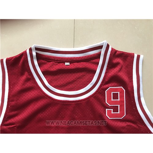 Camiseta Pelicula Hillman College Dwayne Wayne NO 9 Rojo